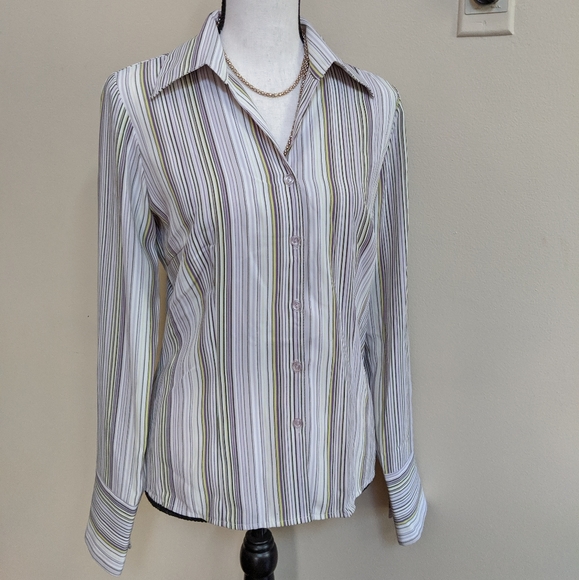 Stripped Button Up - Picture 1 of 5